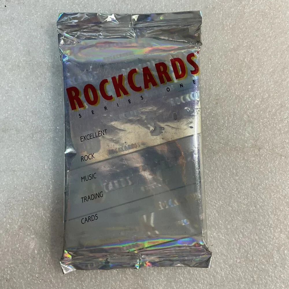 Vintage 1991 Rock Cards Series One Music Trading Card Pack HALO Factory Sealed